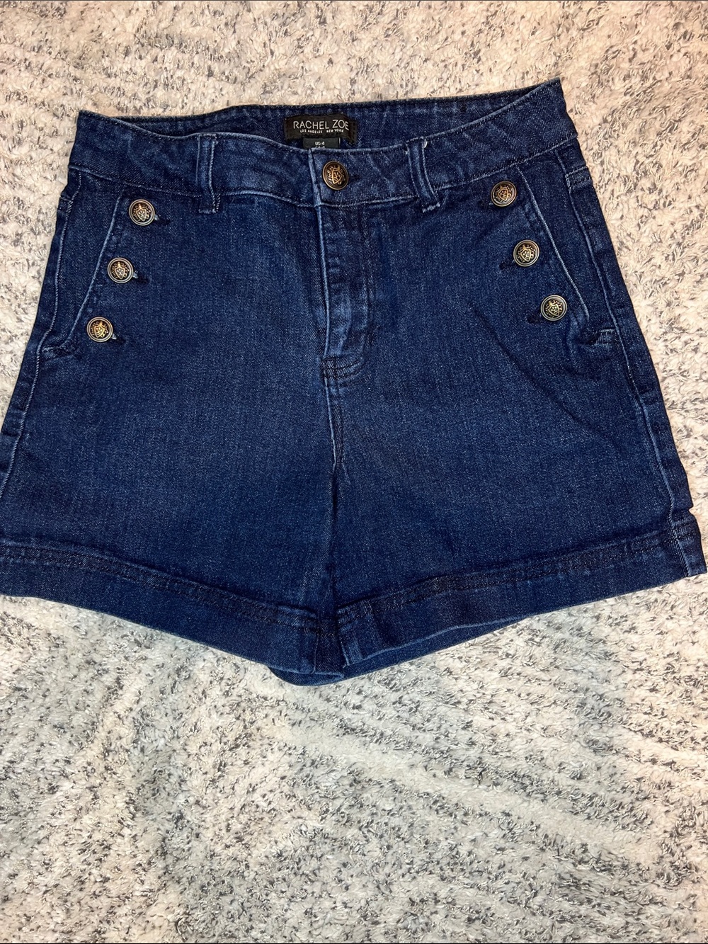 NWOT Rachel Zoe Dark Blue Denim Shorts